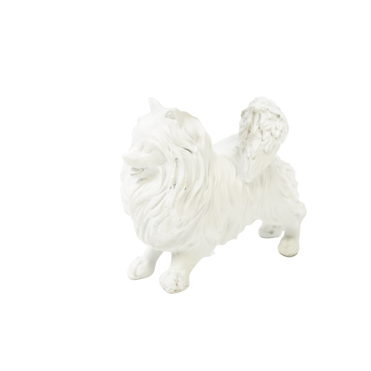Zwergspitz „Snowball“ – Dekofigur – Weiß – 10,5x5x9cm