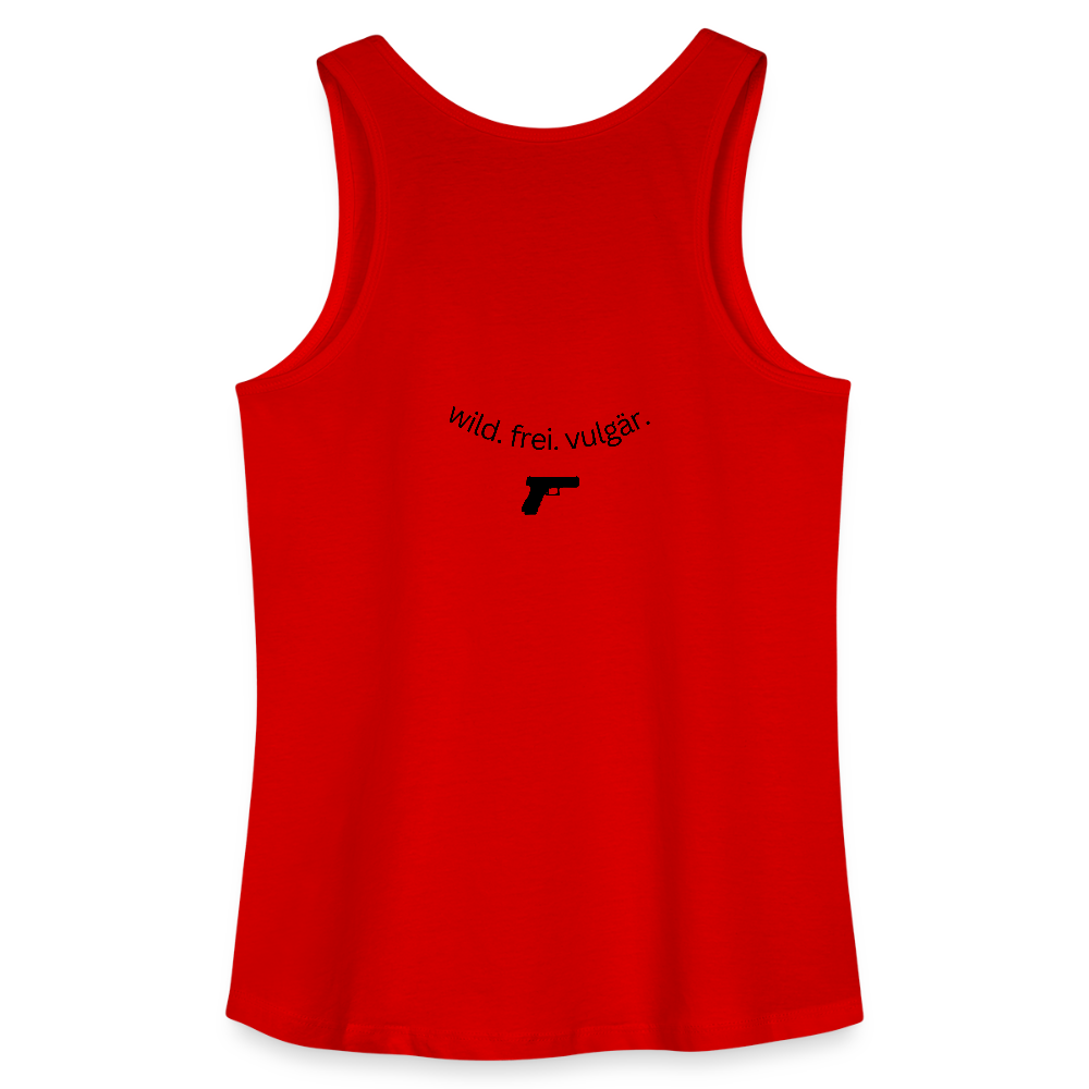 Das ist kein Shirt. 🖤 Das ist ein Manifest. Frauen-Bio-TankTop. - Rot