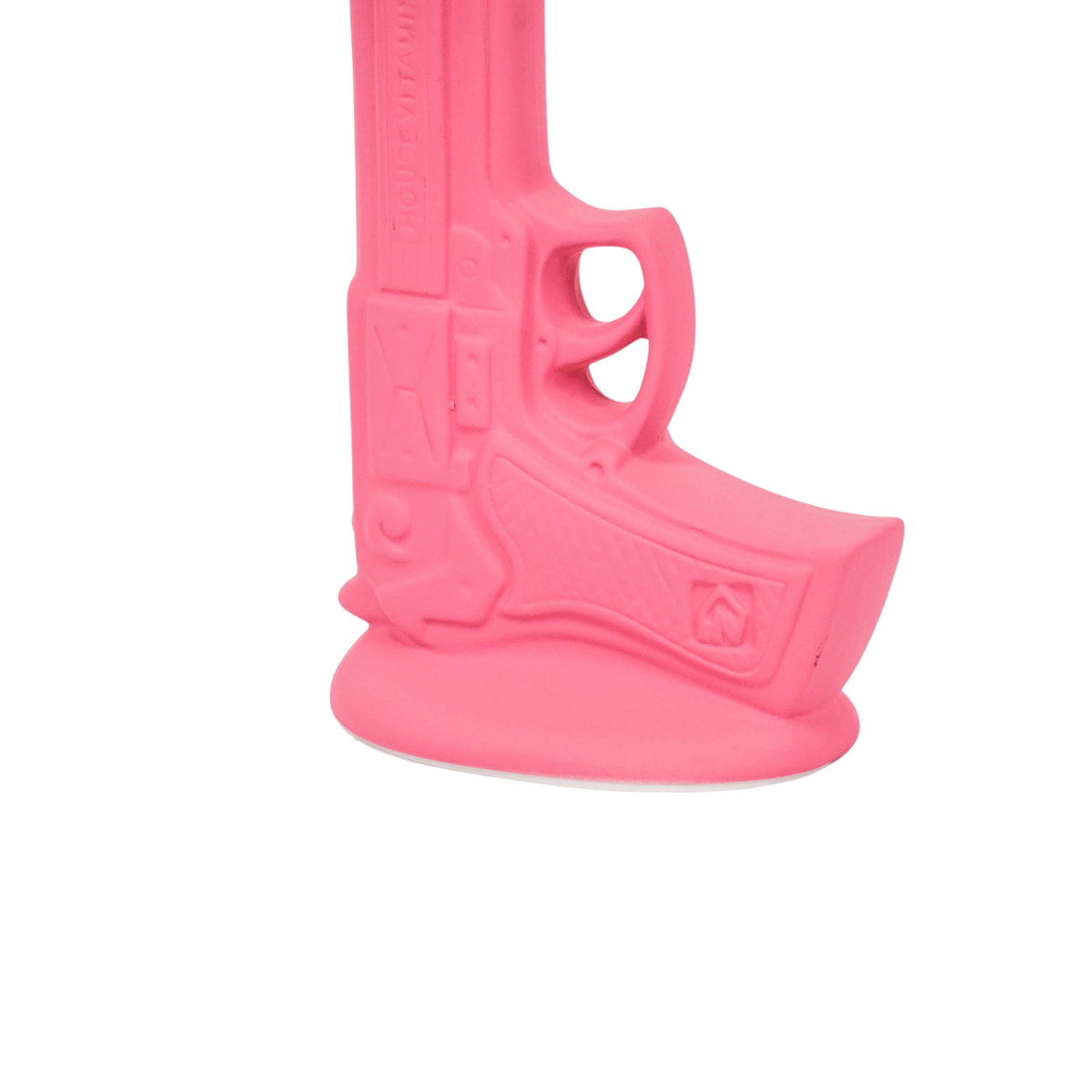 Vase – Waffe – Keramik – Pink – 15x9x23cm