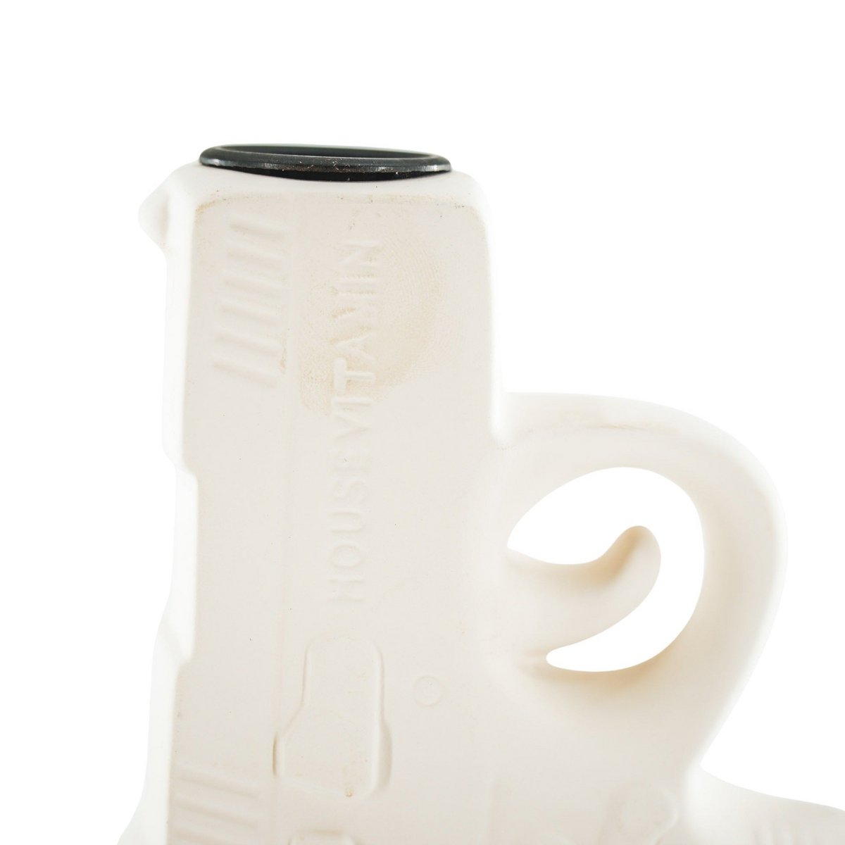 Kerzenhalter „SoftShot“ – Pistolenform – Keramik – Sand – 12×5×12 cm