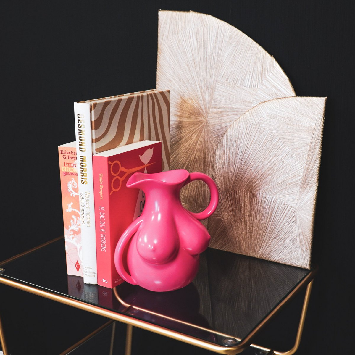 Vase „BoobCruise“ – Brustkrug – Keramik – Pink – 6,5×11×18 cm