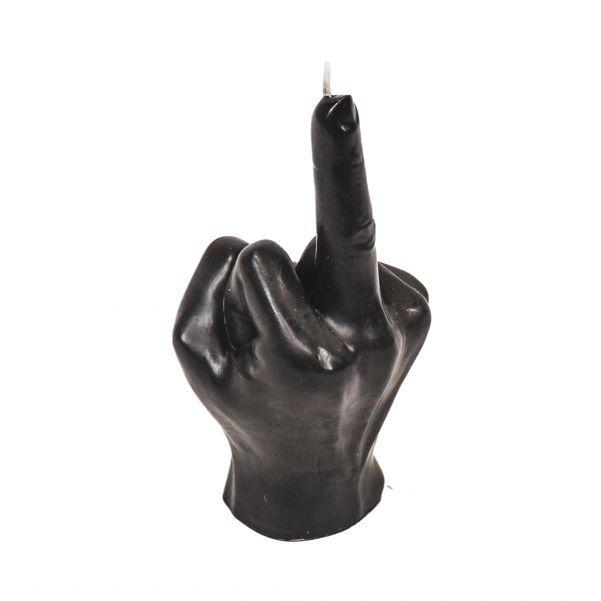Kerze „F* Off“ – Mittelfinger – Schwarz – 570 g – 10×9×17 cm**