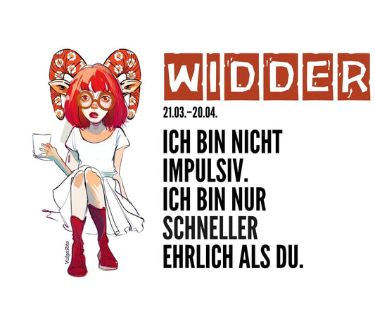 Rita Sternzeichen Tasse – Widder (21.03.–20.04.)