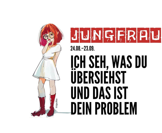 Rita Sternzeichen Tasse – Jungfrau (24.08.–23.09.)