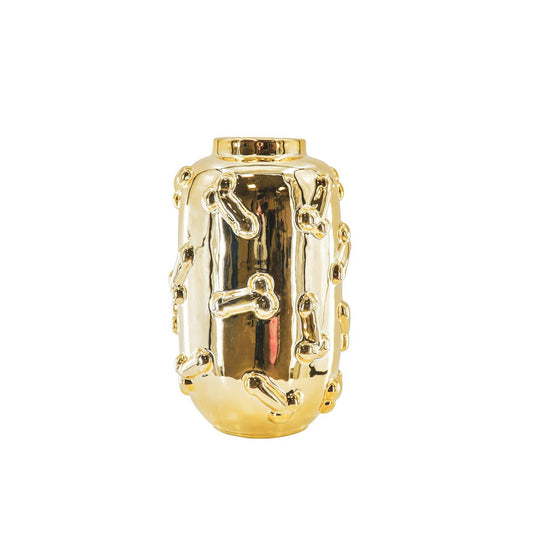 Vase „GoldenDick“ – Penisse – Keramik – Gold – 17×17×27 cm
