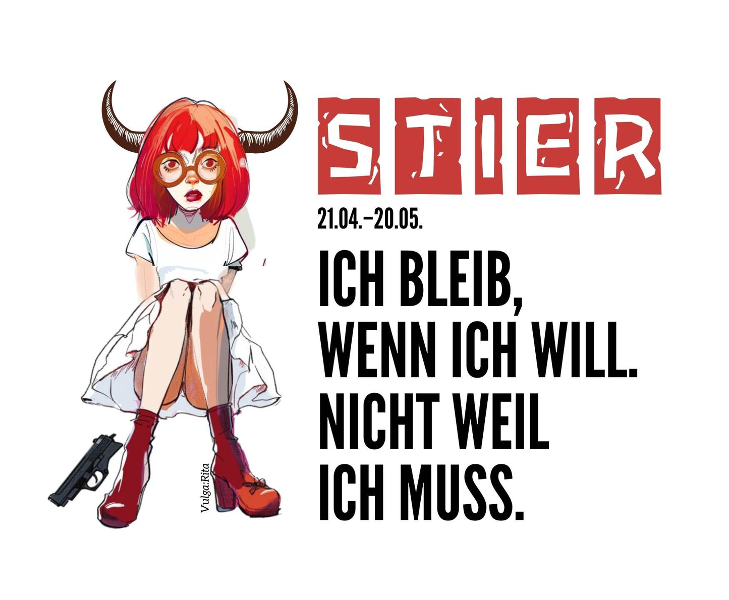 Rita Sternzeichen Tasse – Stier (21.04.–20.05.)