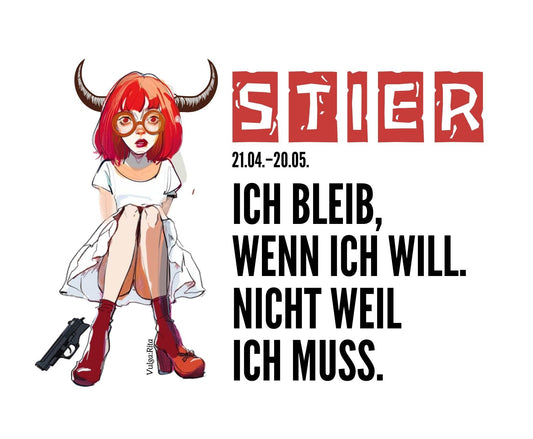 Rita Sternzeichen Tasse – Stier (21.04.–20.05.)
