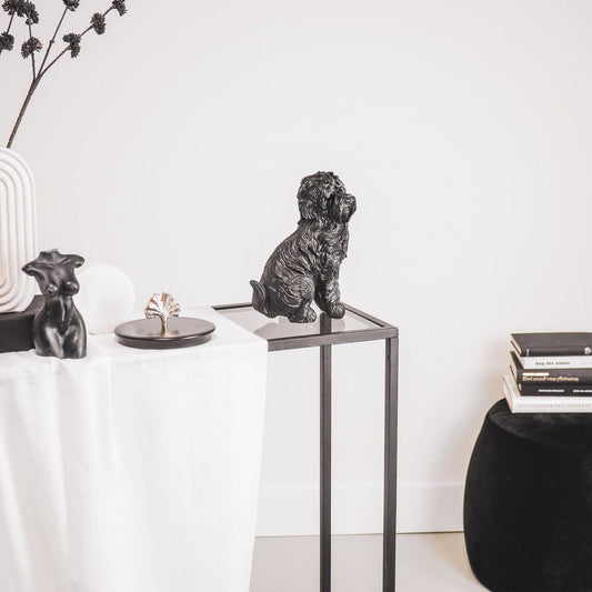 Labradoodle „NoirDog“ – Polyresin Figur – Schwarz – 23,5 cm
