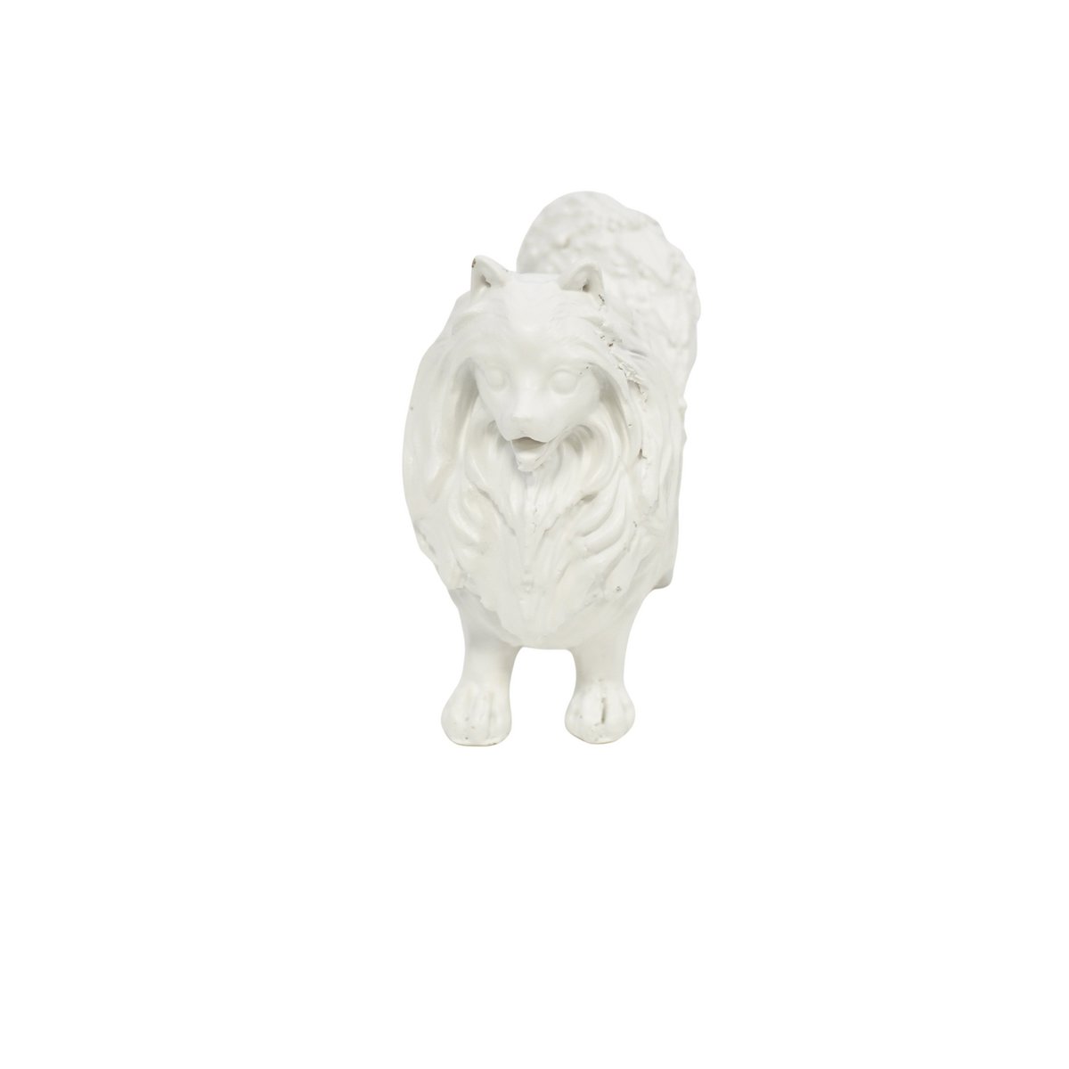 Zwergspitz „Snowball“ – Dekofigur – Weiß – 10,5x5x9cm