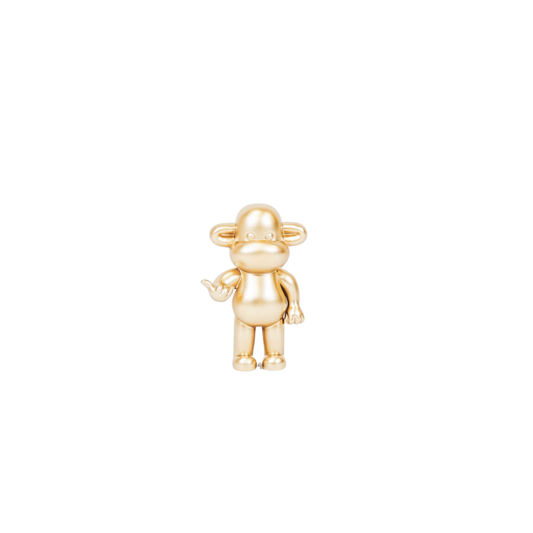 „The Legend“ – Affenfigur in Gold – Polyresin – 20,5×13,5×35 cm