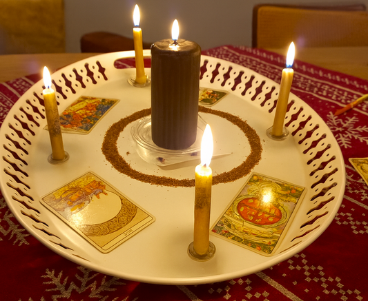 Geldmagie Kerzenset - handgemachte Ritualkerzen die wirken!