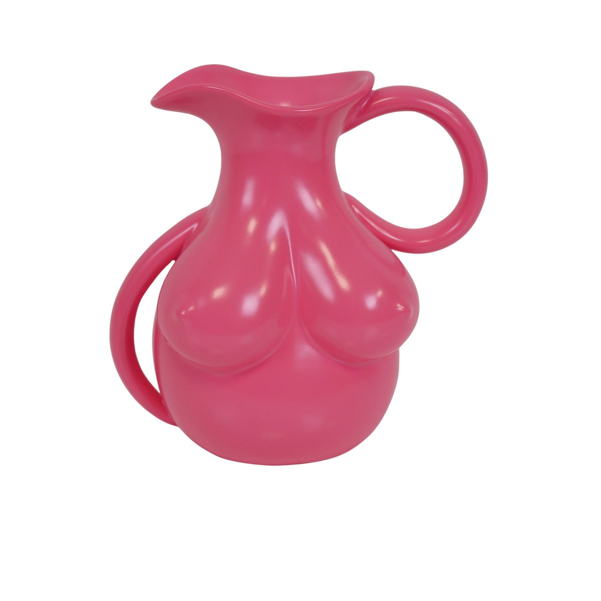 Vase „BoobCruise“ – Brustkrug – Keramik – Pink – 6,5×11×18 cm