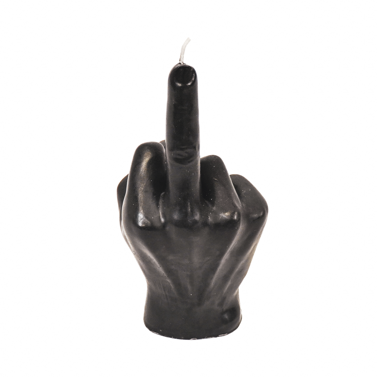 Kerze „F* Off“ – Mittelfinger – Schwarz – 570 g – 10×9×17 cm**