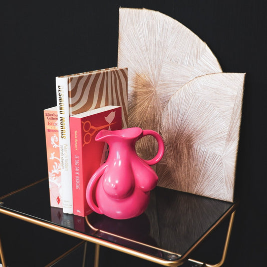 Vase „BoobCruise“ – Brustkrug – Keramik – Pink – 6,5×11×18 cm