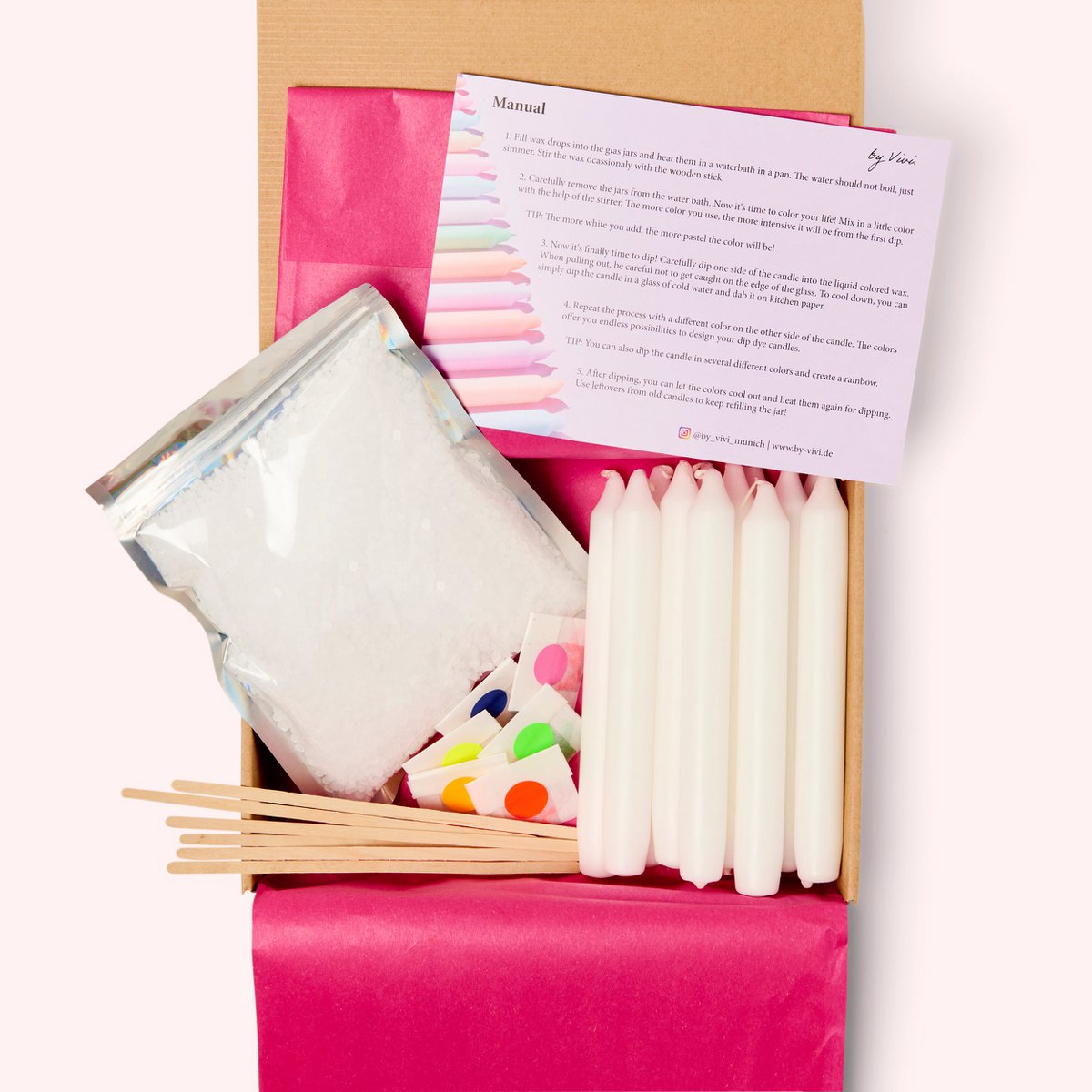 "Neon Kerzen DIY“ – Dip dein Leben bunt!
