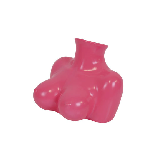 Vase „BustyBelle“ – Brüste – Keramik – Pink – 6,5×12,5×13 cm