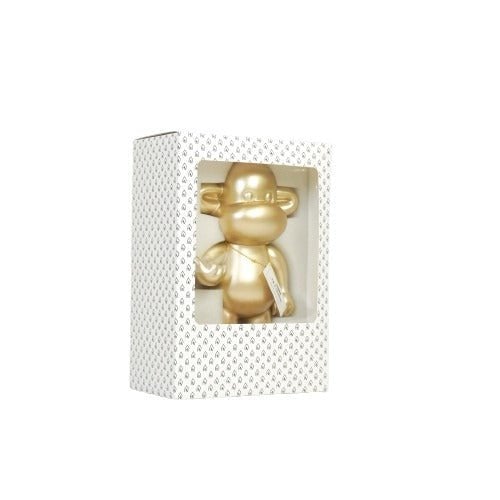 „The Legend“ – Affenfigur in Gold – Polyresin – 20,5×13,5×35 cm